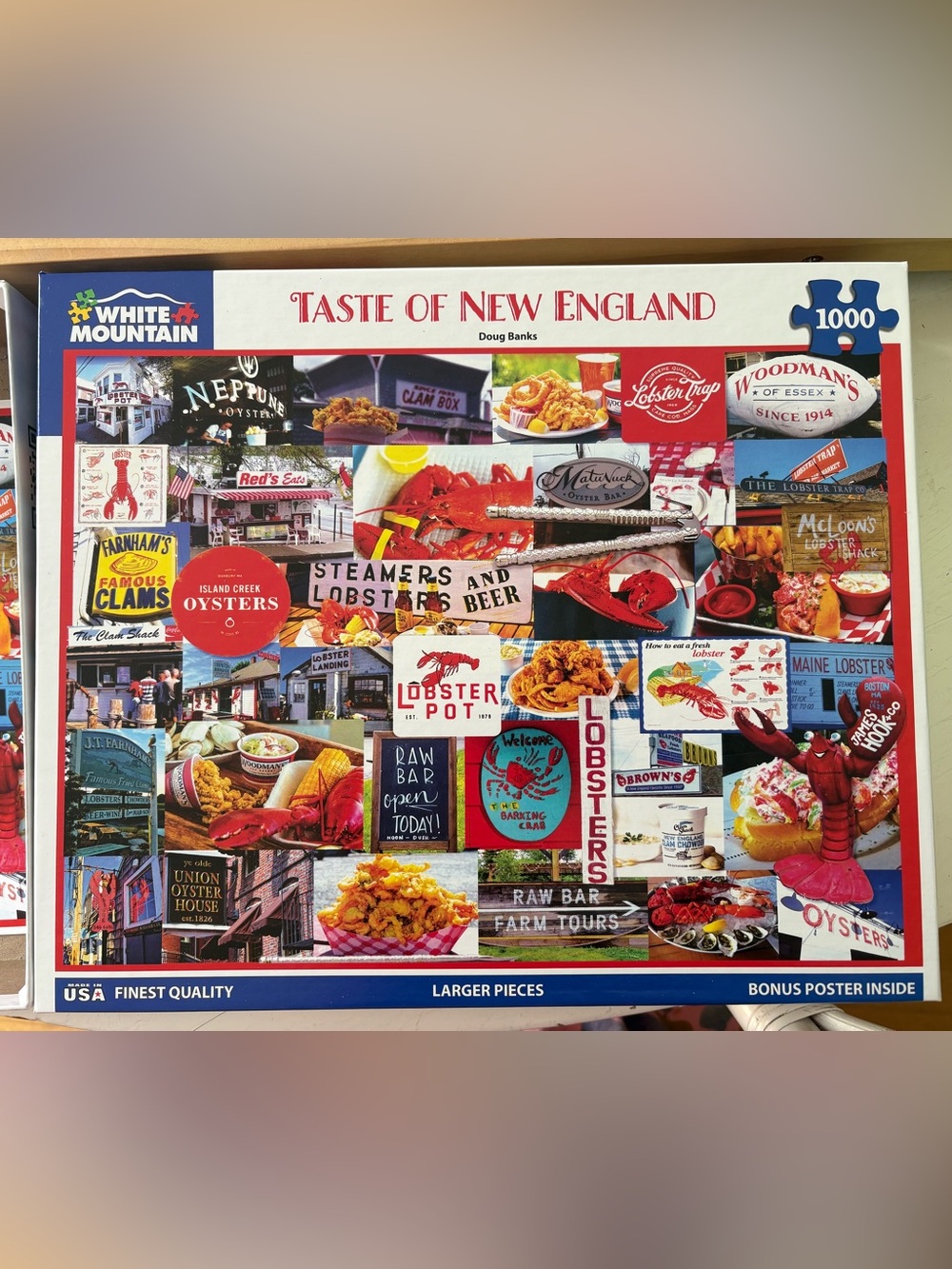 White Mountain Taste of New England Puzzle —  1000 pieces